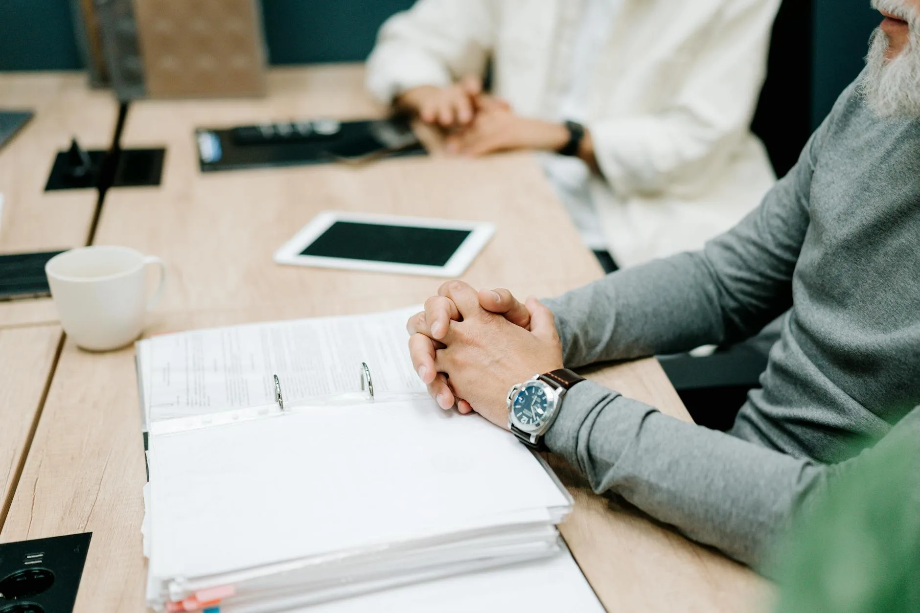 Employer reviewing pre-credentialed graduate candidates