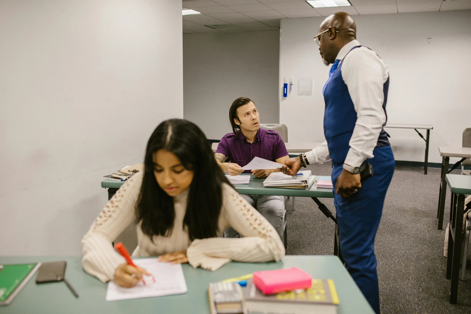 Students succeeding in workforce training