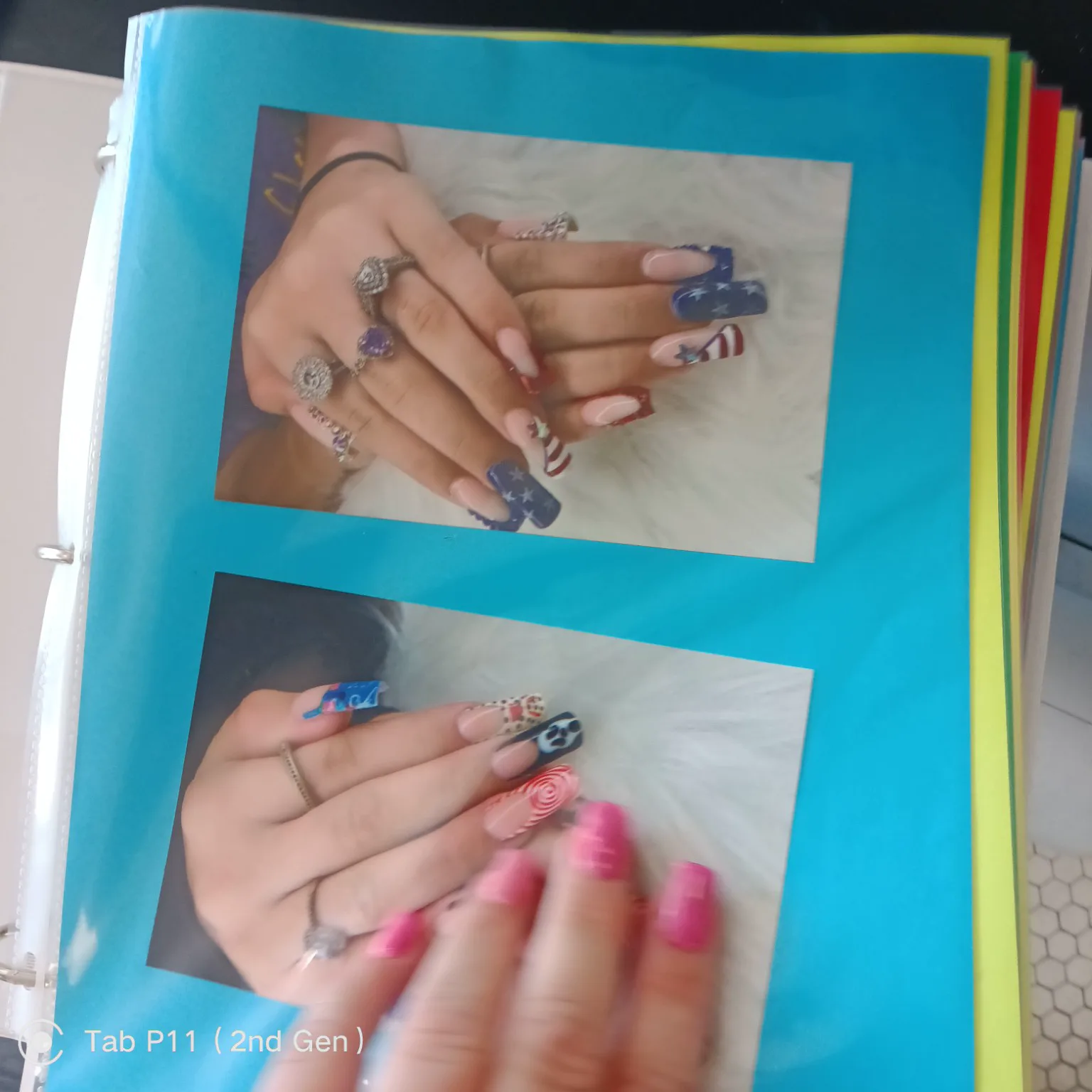 Professional nail art portfolio from Style and Scissor Salon